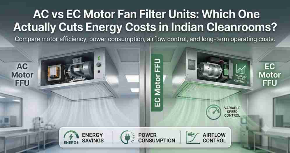 AC vs EC Motor Fan Filter Units: Which One Actually Cuts Energy Costs in Indian Cleanrooms? 